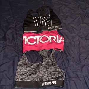 Three Victoria’s Sport,  sport bras!
